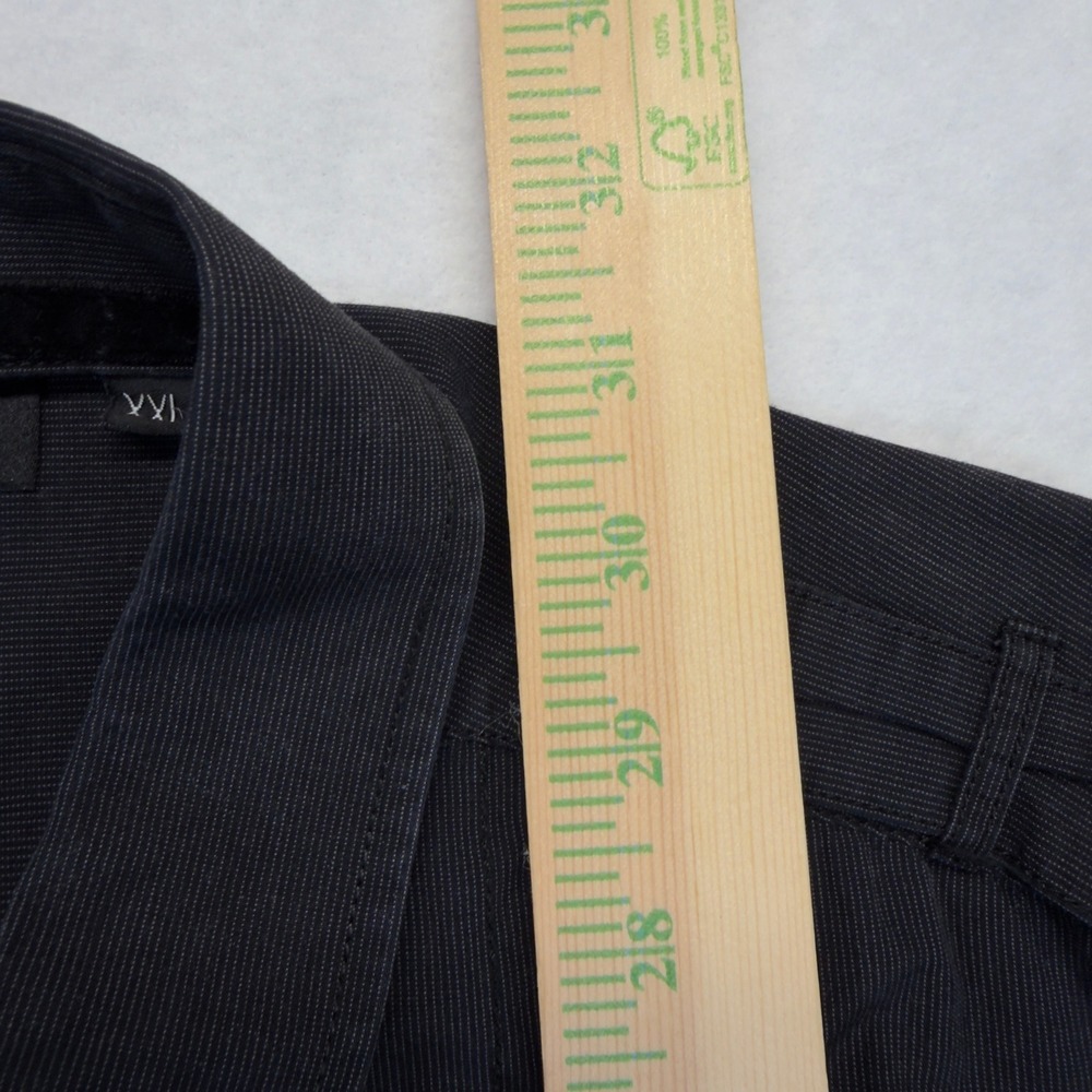 7 Diamonds Utility Shirt Mens XXL Black Snap Front Dual Pockets Long Sleeve - Picture 8 of 10